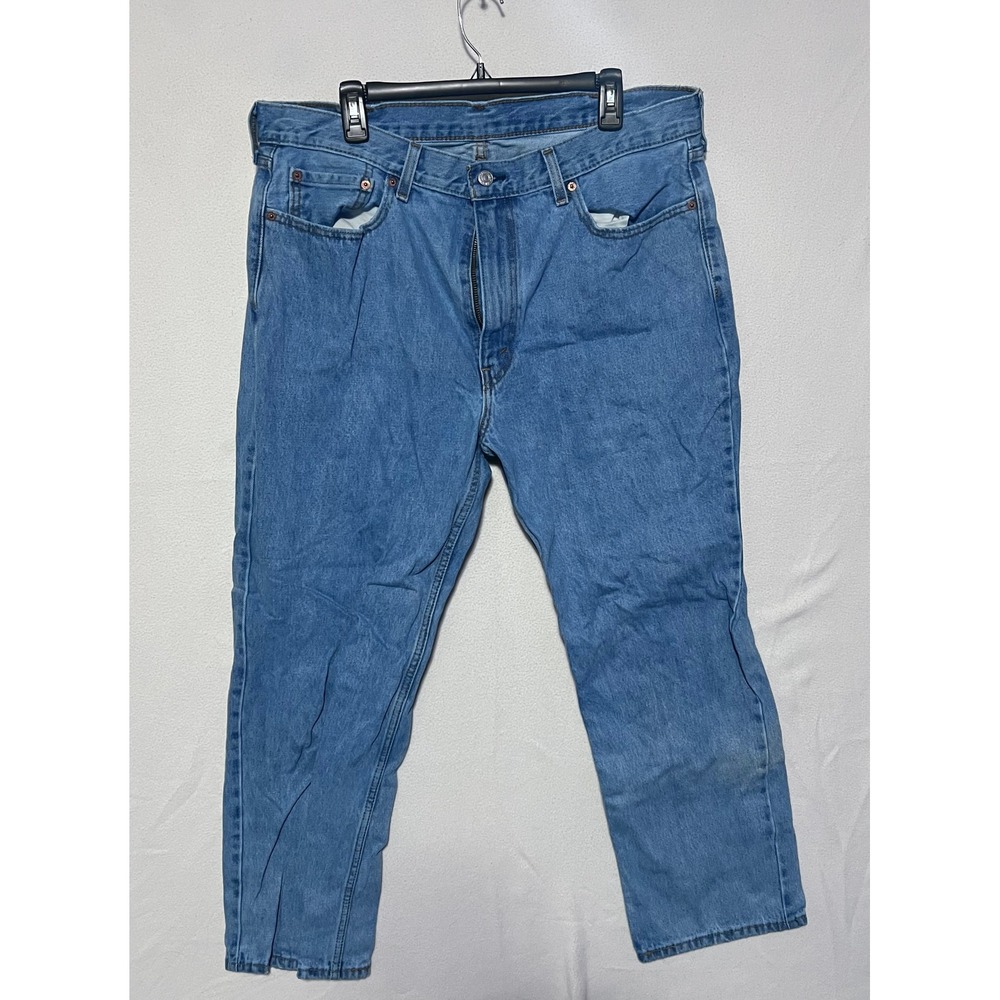 Levis 550 Relaxed Fit Tapered Leg Blue Denim Jeans Mens 38x29 Medium Wash